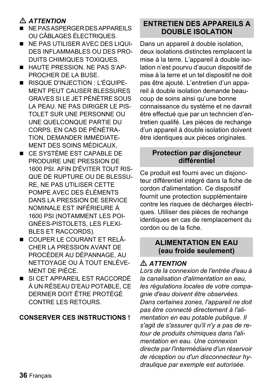 Karcher K 2.28 User Manual | Page 36 / 48