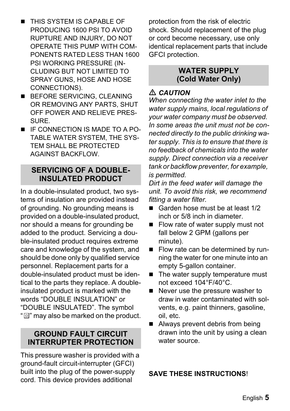 Karcher K 2.28 User Manual | Page 5 / 48