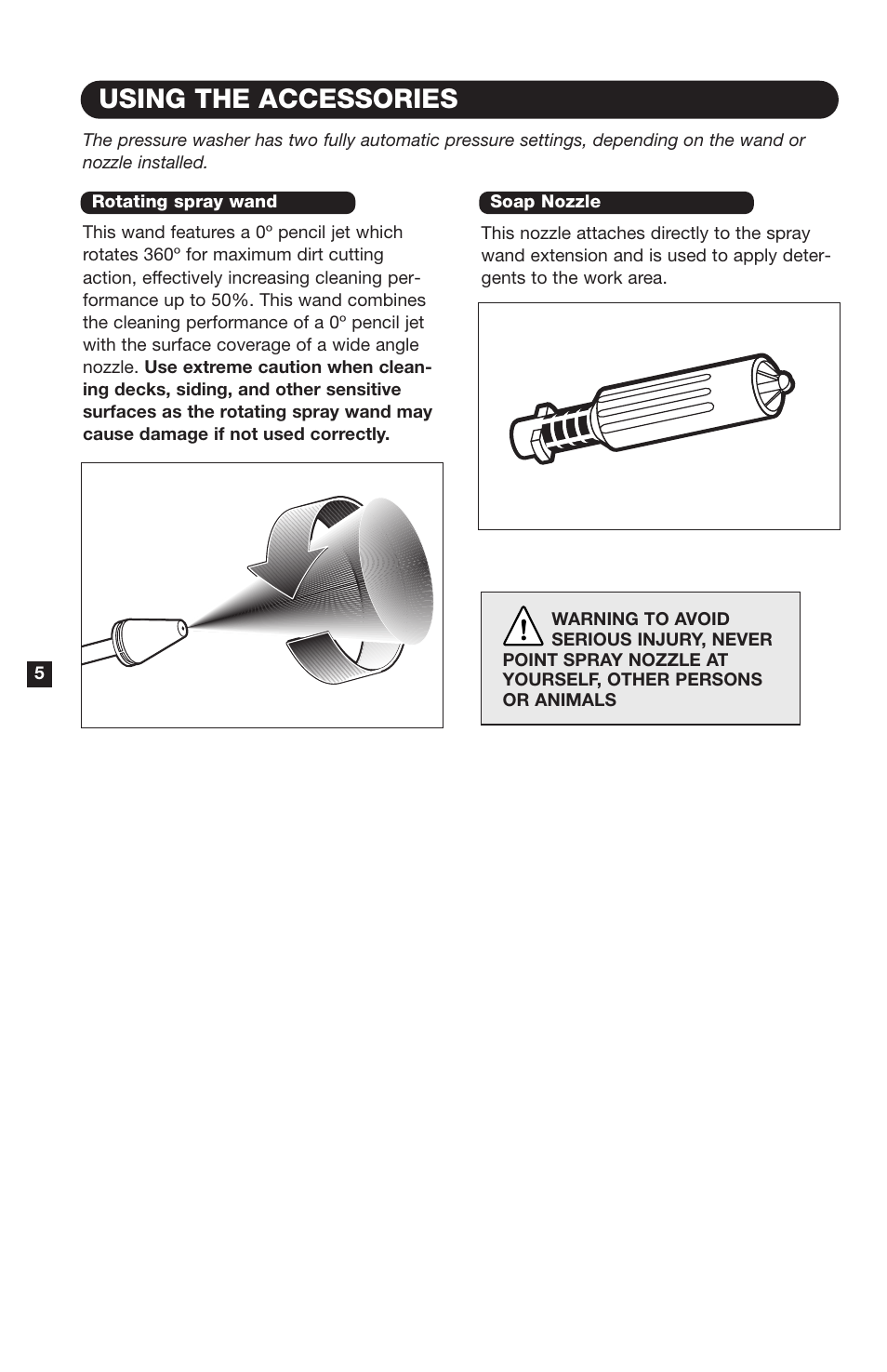 Using the accessories | Karcher K120 M User Manual | Page 6 / 12