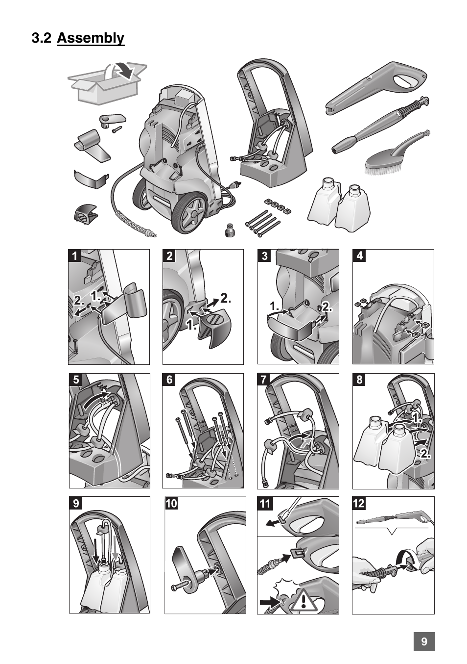 2 assembly | Karcher K 7.85 M User Manual | Page 9 / 24