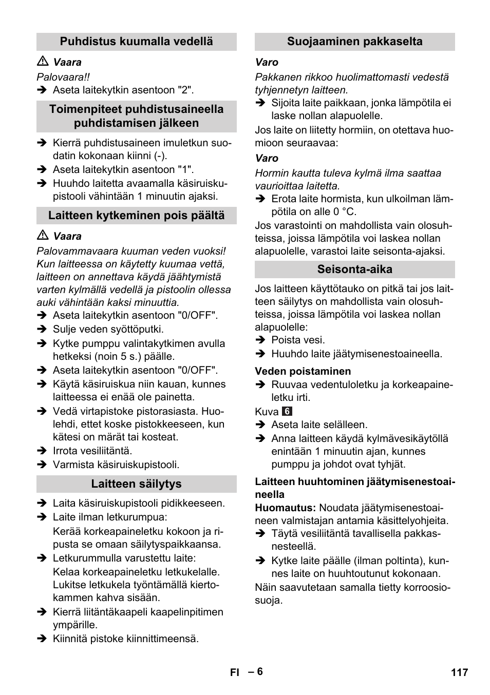 Karcher HDS 5/11 U/UX User Manual | Page 117 / 296