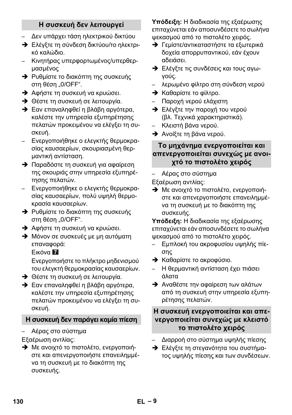 Karcher HDS 5/11 U/UX User Manual | Page 130 / 296