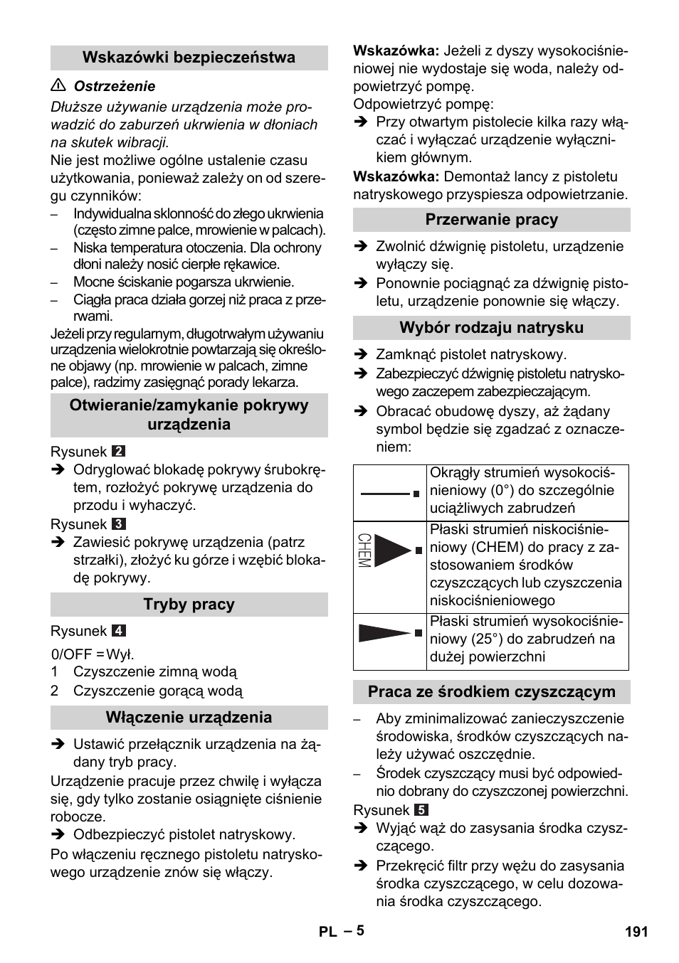 Karcher HDS 5/11 U/UX User Manual | Page 191 / 296