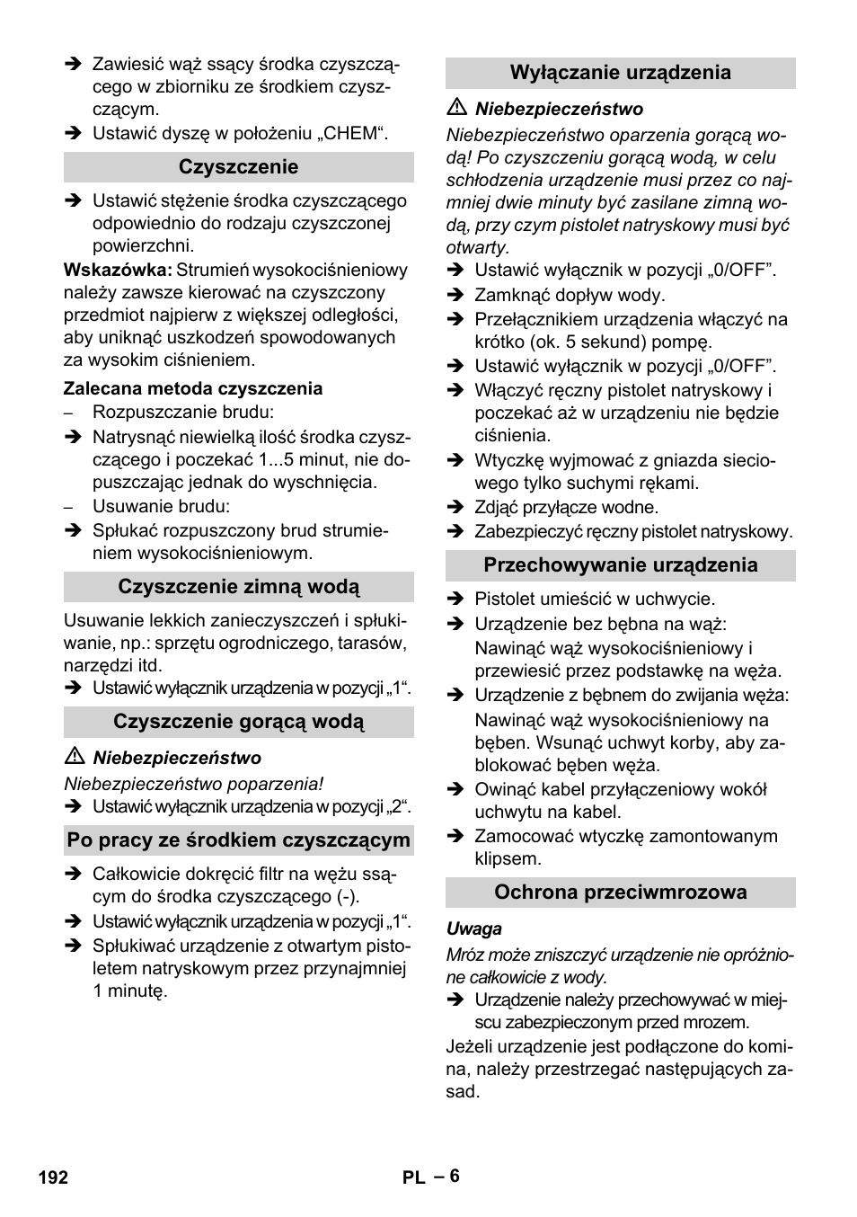 Karcher HDS 5/11 U/UX User Manual | Page 192 / 296