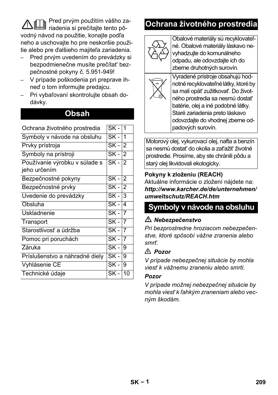 Karcher HDS 5/11 U/UX User Manual | Page 209 / 296