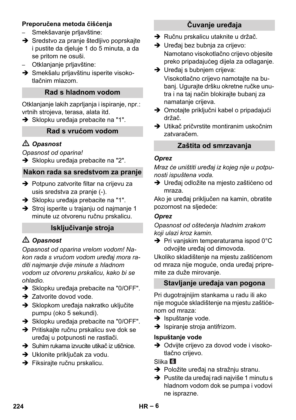 Karcher HDS 5/11 U/UX User Manual | Page 224 / 296