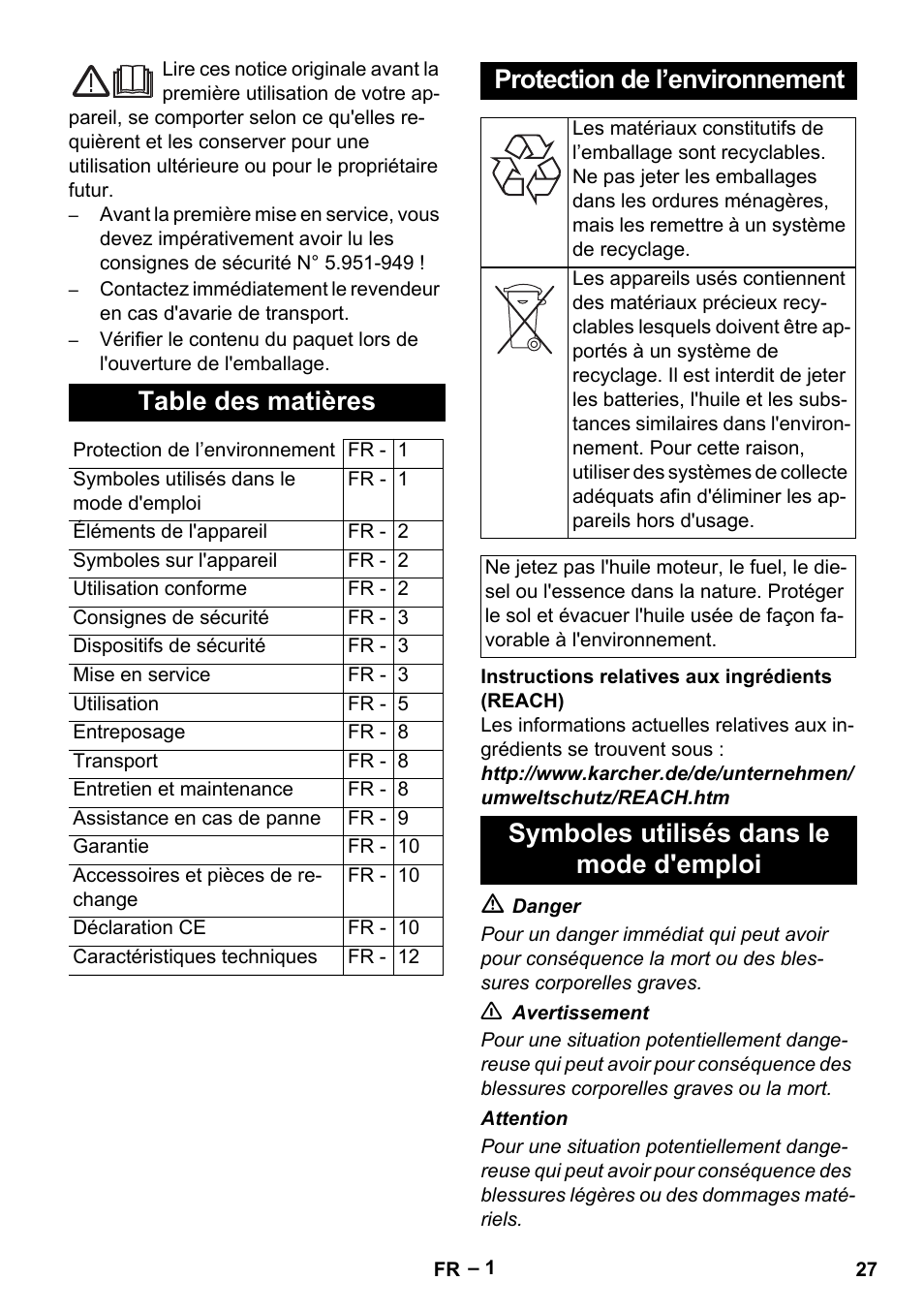 Karcher HDS 5/11 U/UX User Manual | Page 27 / 296