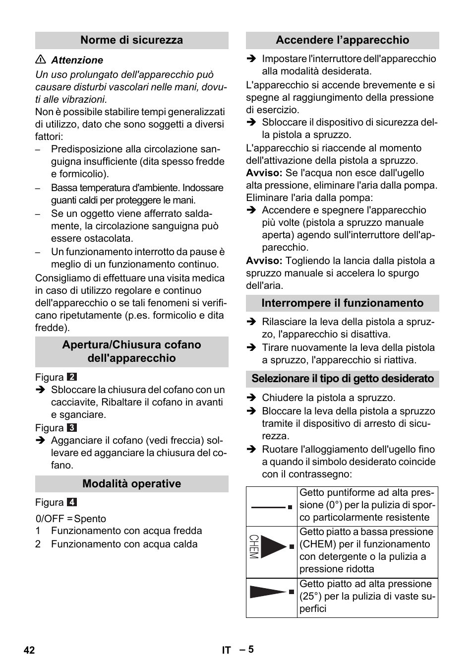 Karcher HDS 5/11 U/UX User Manual | Page 42 / 296