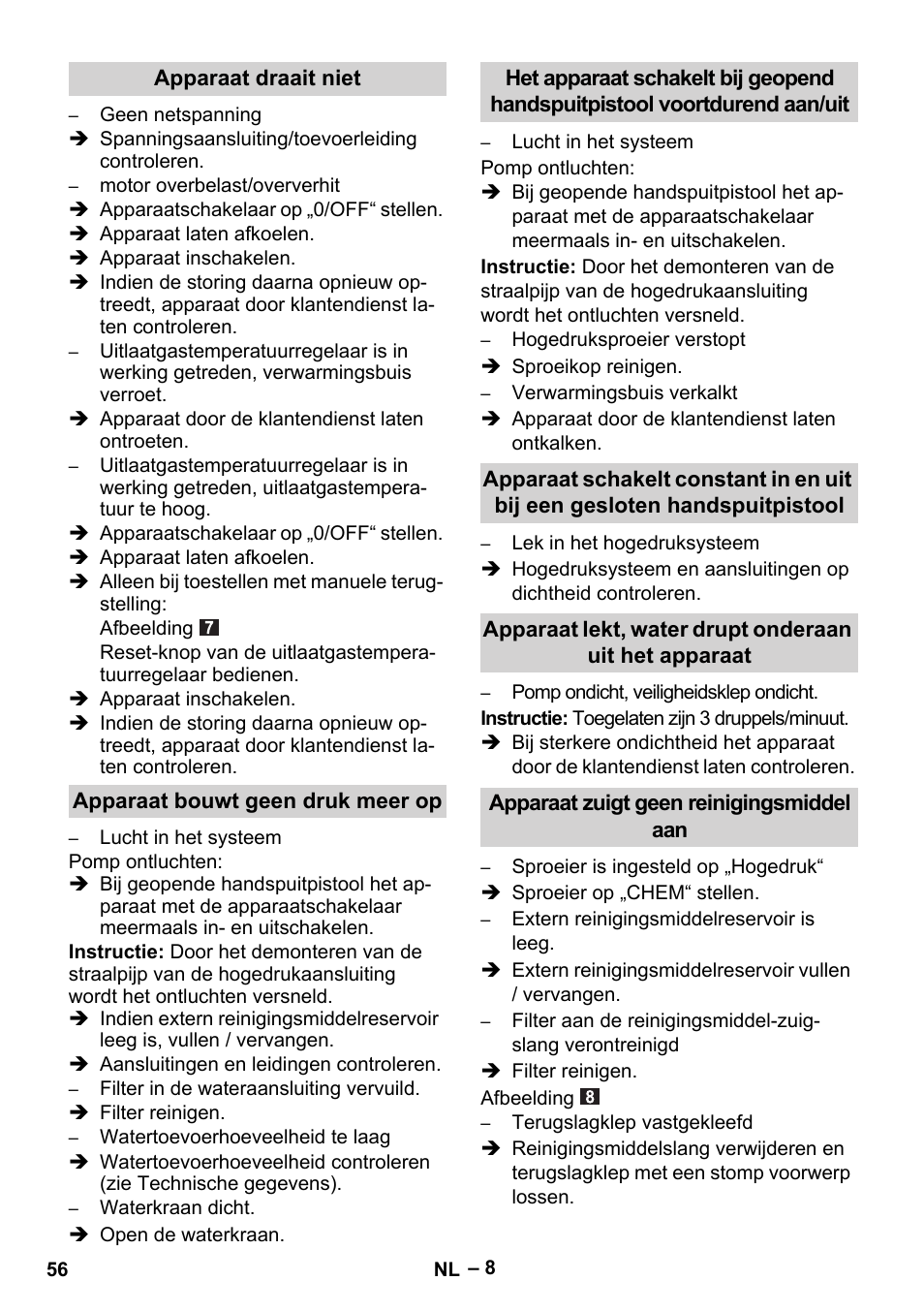 Karcher HDS 5/11 U/UX User Manual | Page 56 / 296