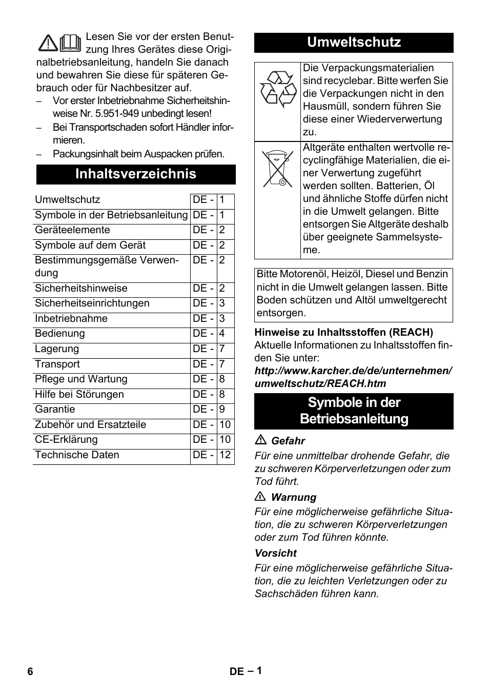 Karcher HDS 5/11 U/UX User Manual | Page 6 / 296