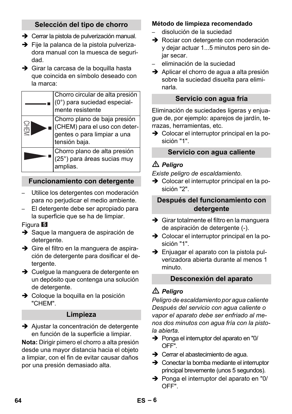 Karcher HDS 5/11 U/UX User Manual | Page 64 / 296