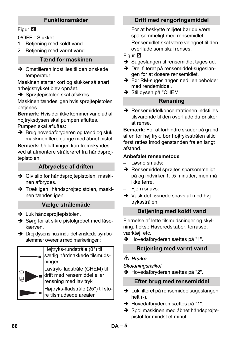 Karcher HDS 5/11 U/UX User Manual | Page 86 / 296