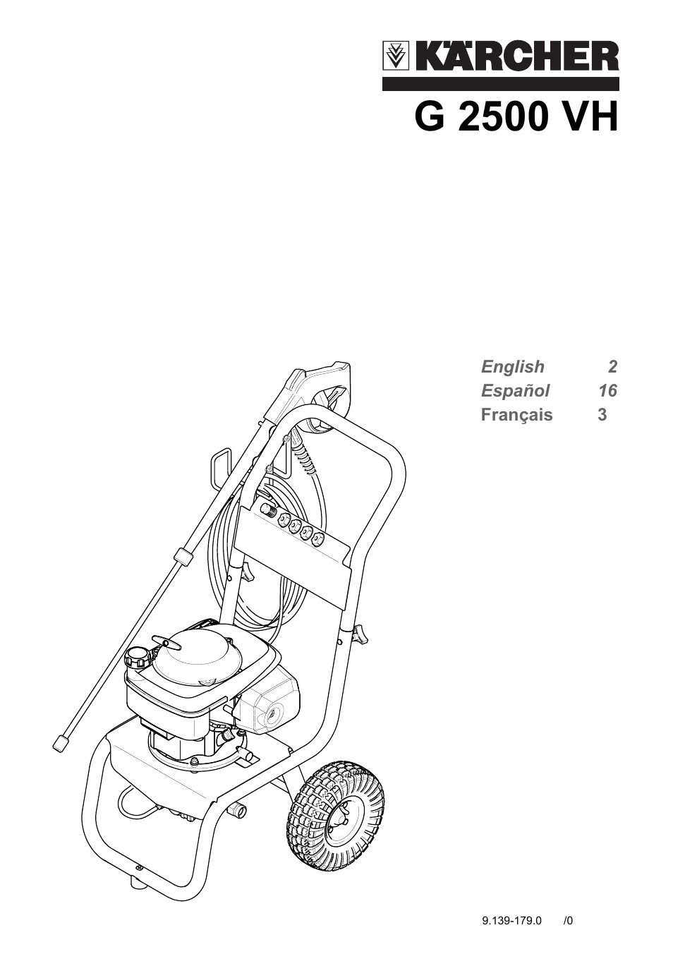 Karcher G 2500 VH User Manual | 46 pages