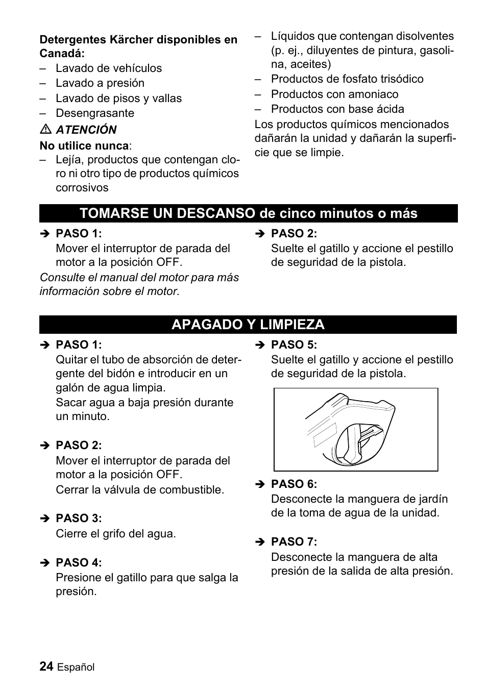 Karcher G 2500 VH User Manual | Page 24 / 46