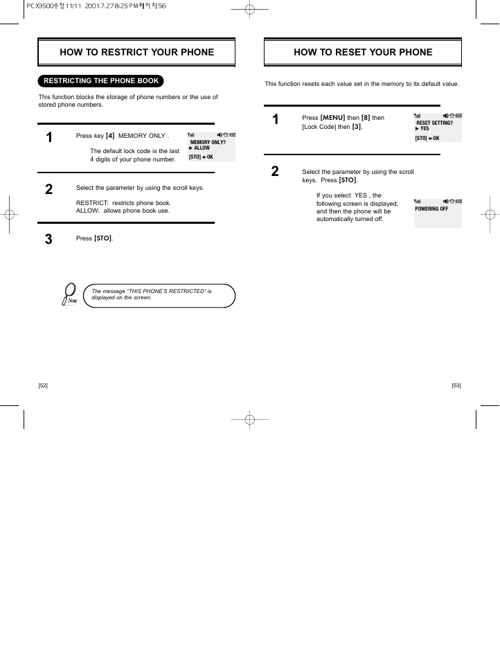 How to restrict your phone, How to reset your phone | Hyundai HGP-230 User Manual | Page 30 / 42