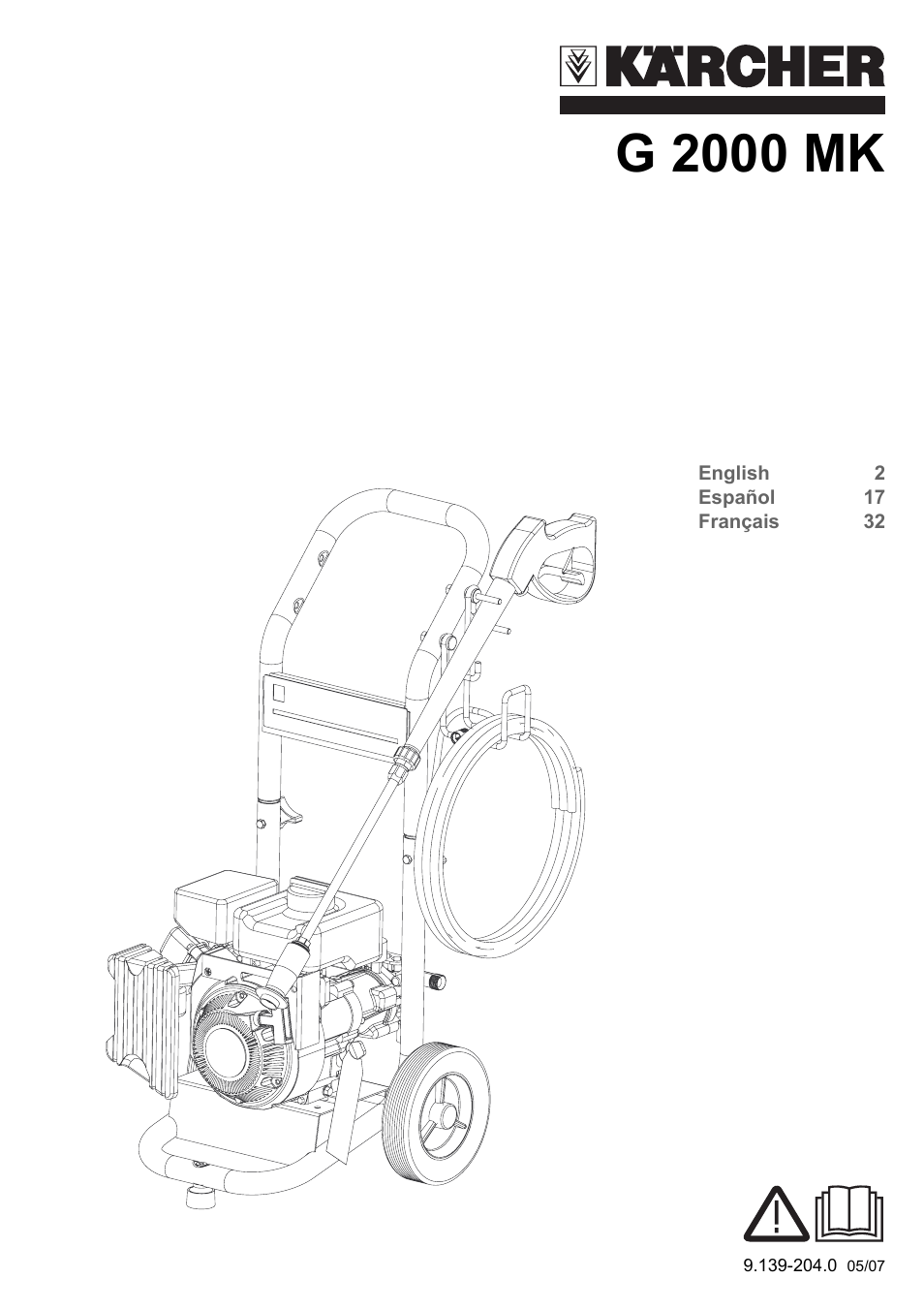 Karcher G 2000 MK User Manual | 47 pages