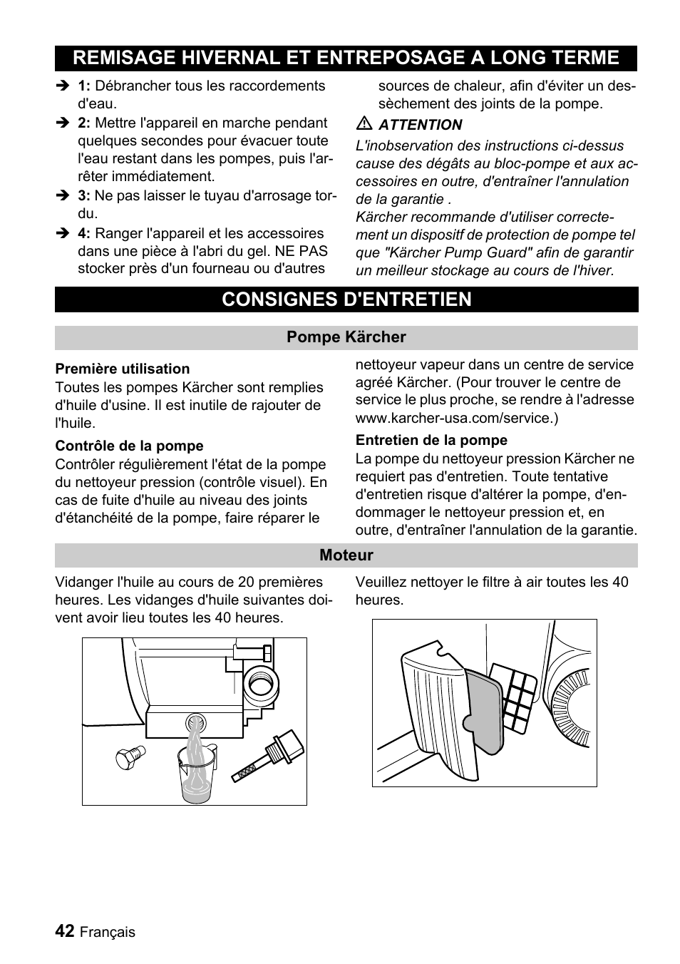 Karcher G 2000 MK User Manual | Page 42 / 47