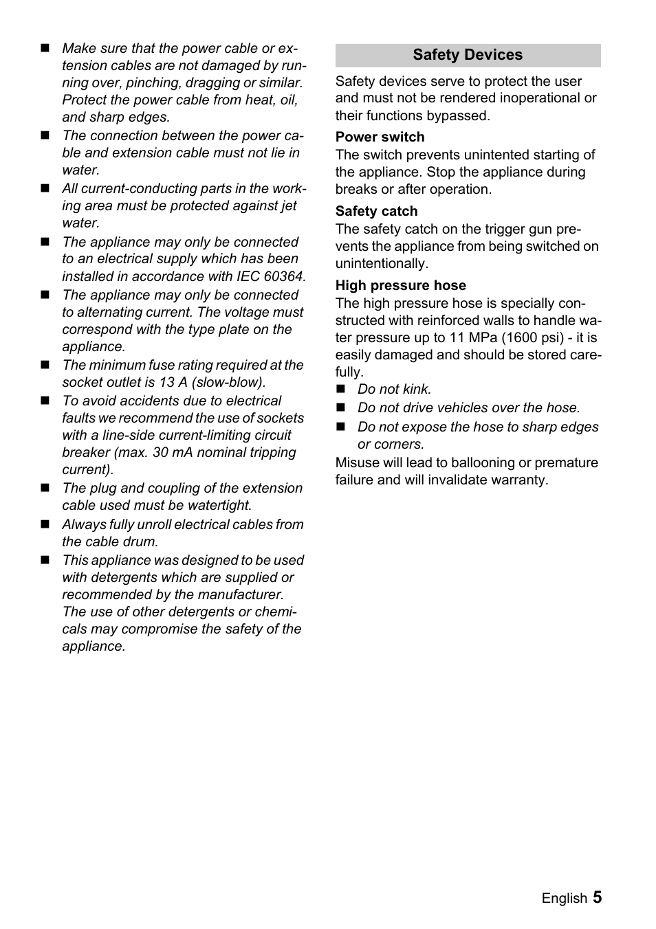 Karcher K 2.900M User Manual | Page 5 / 12