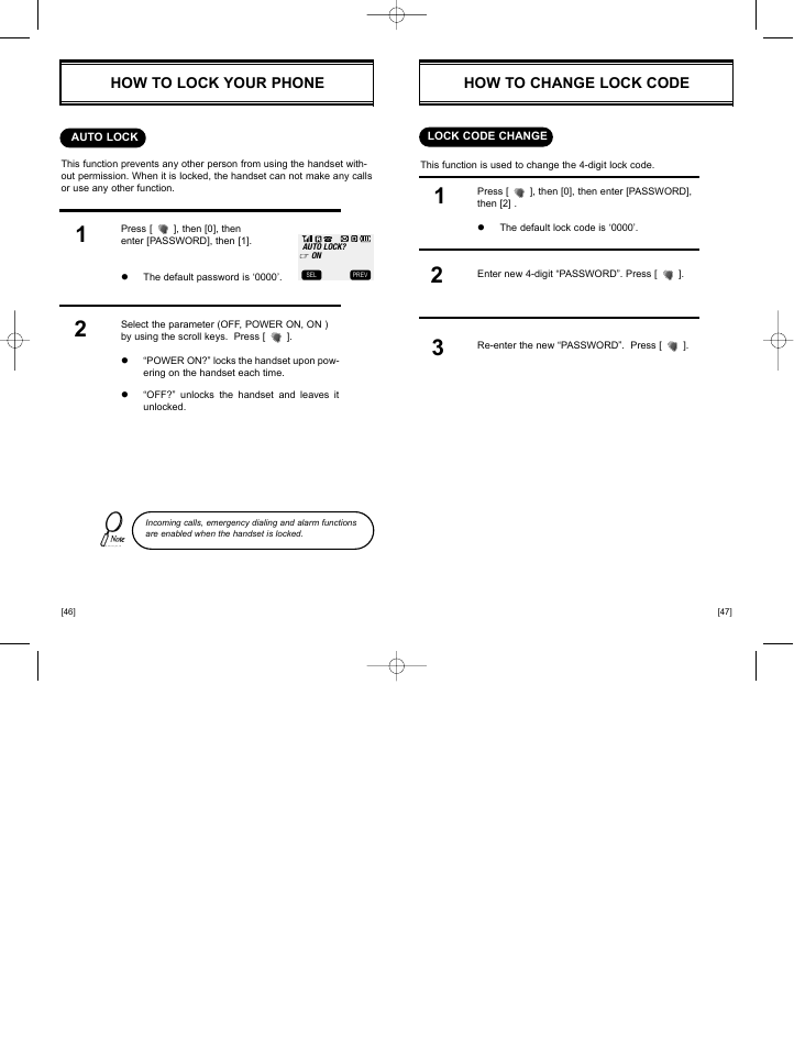 How to change lock code, How to lock your phone | Hyundai HGC-300 User Manual | Page 27 / 48