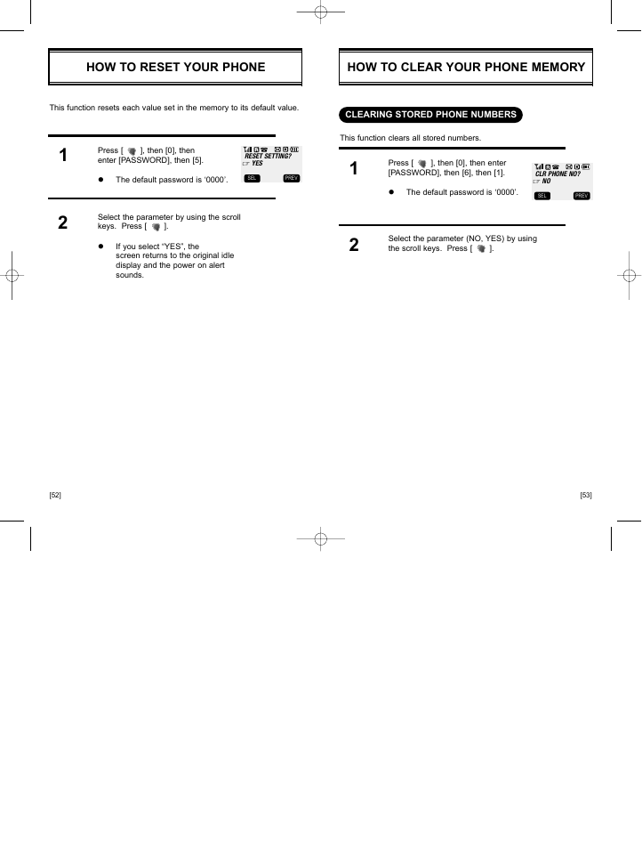 How to reset your phone | Hyundai HGC-300 User Manual | Page 30 / 48