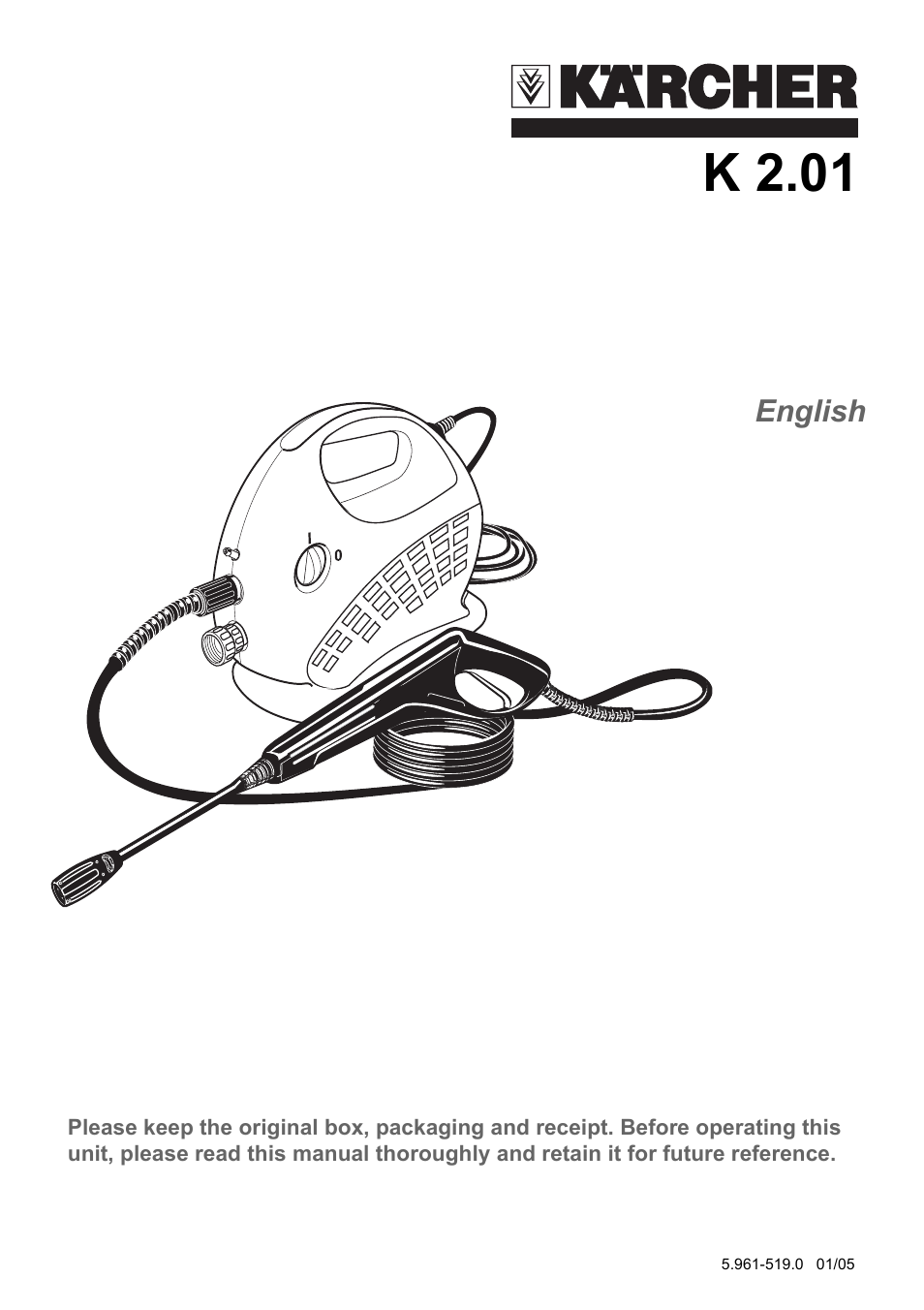 Karcher K 2.01 User Manual | 15 pages