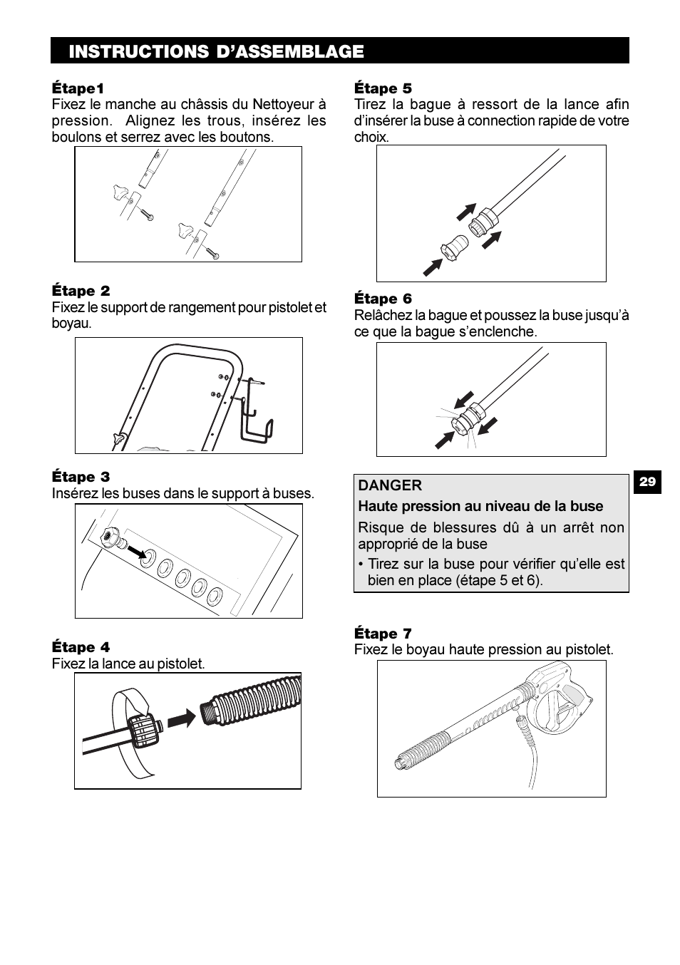 Instructions d’assemblage | Karcher G 2650 HH User Manual | Page 29 / 40