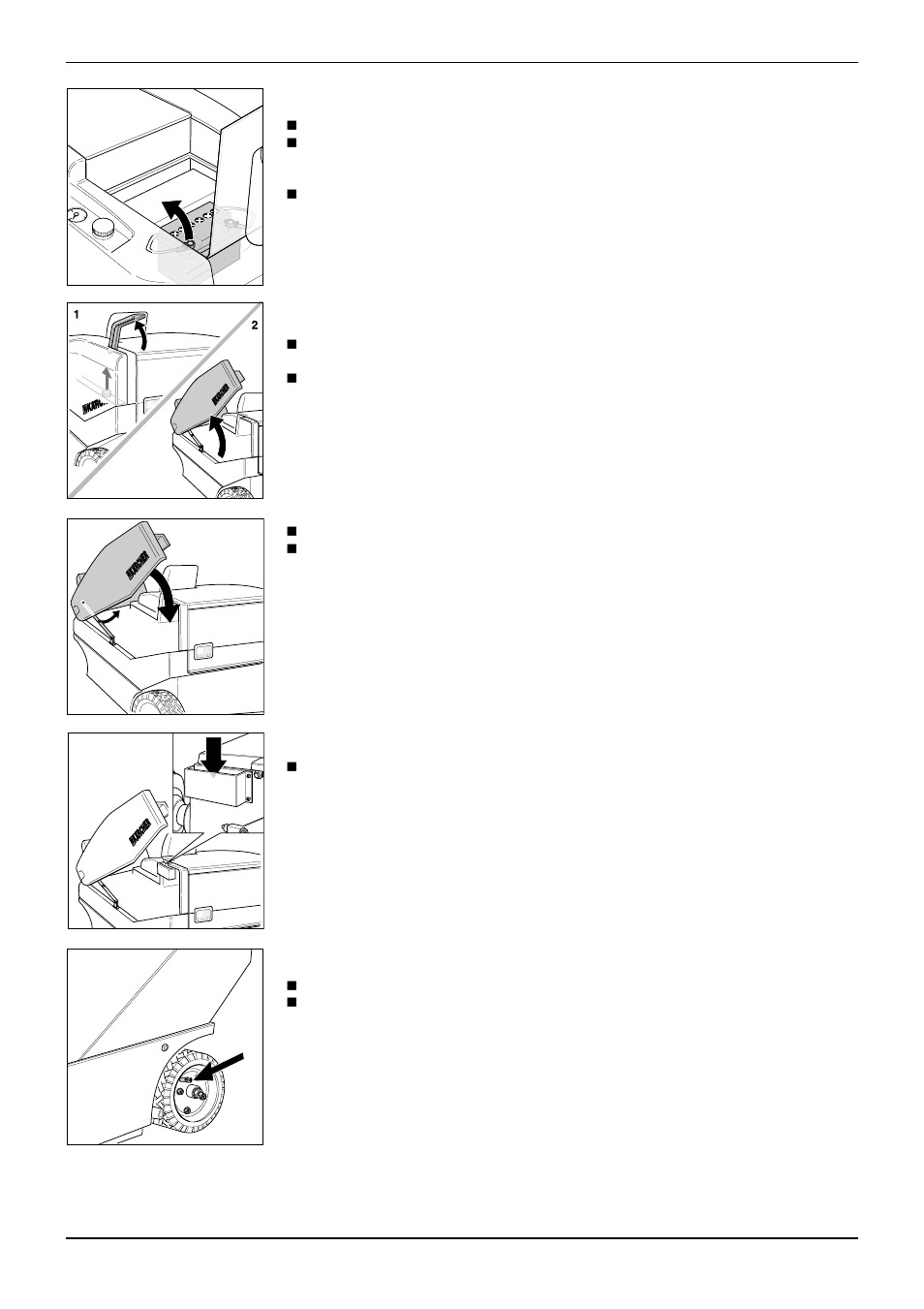 Operating instructions for users | Karcher KMR 1550 B User Manual | Page 15 / 29