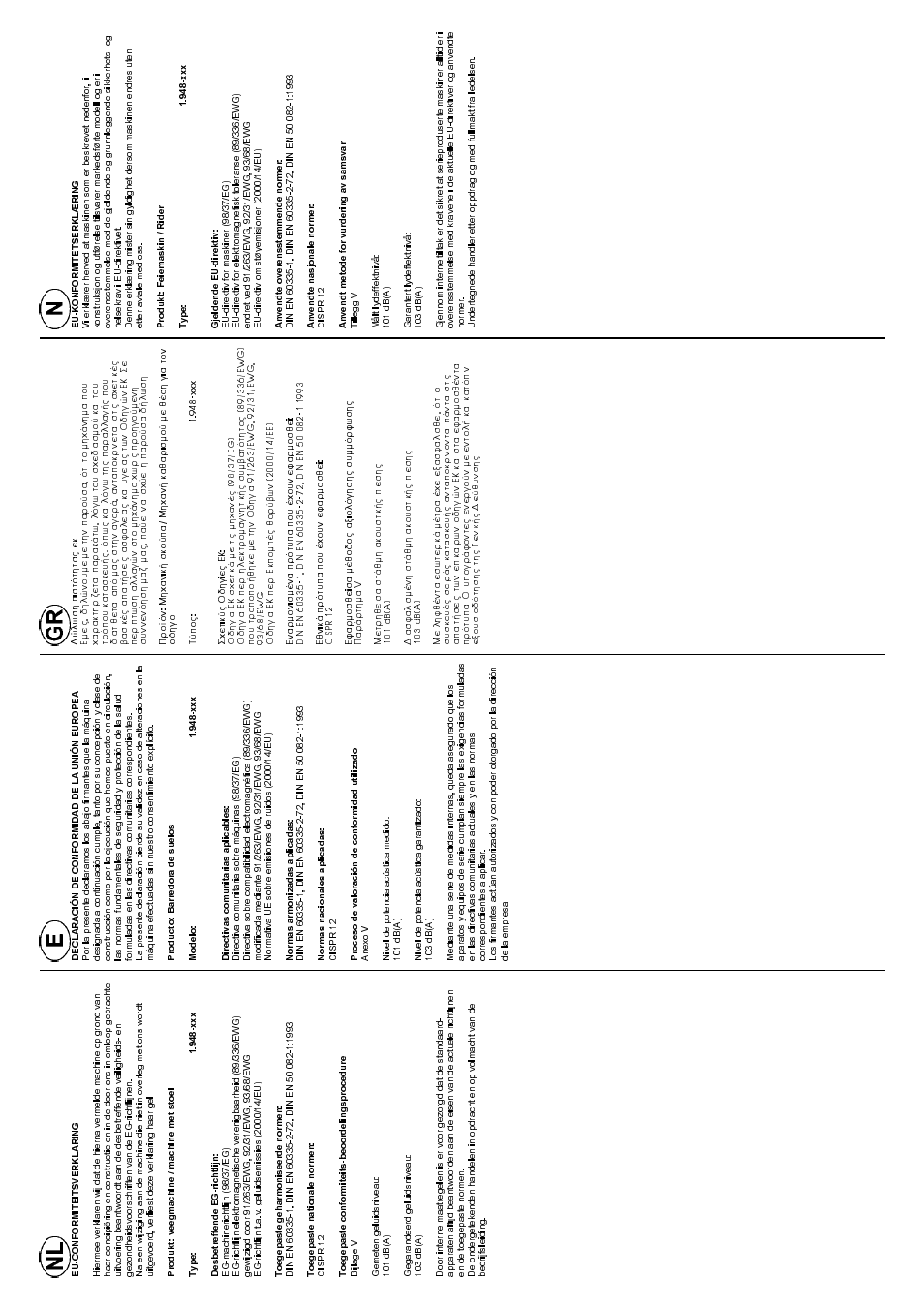 Karcher KMR 1550 B User Manual | Page 28 / 29