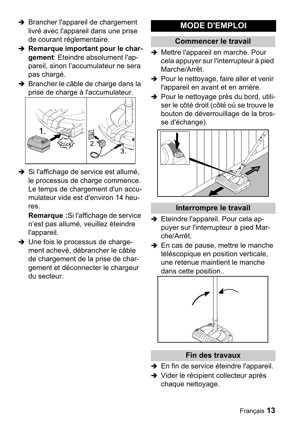 Mode d'emploi | Karcher K 55 User Manual | Page 13 / 24