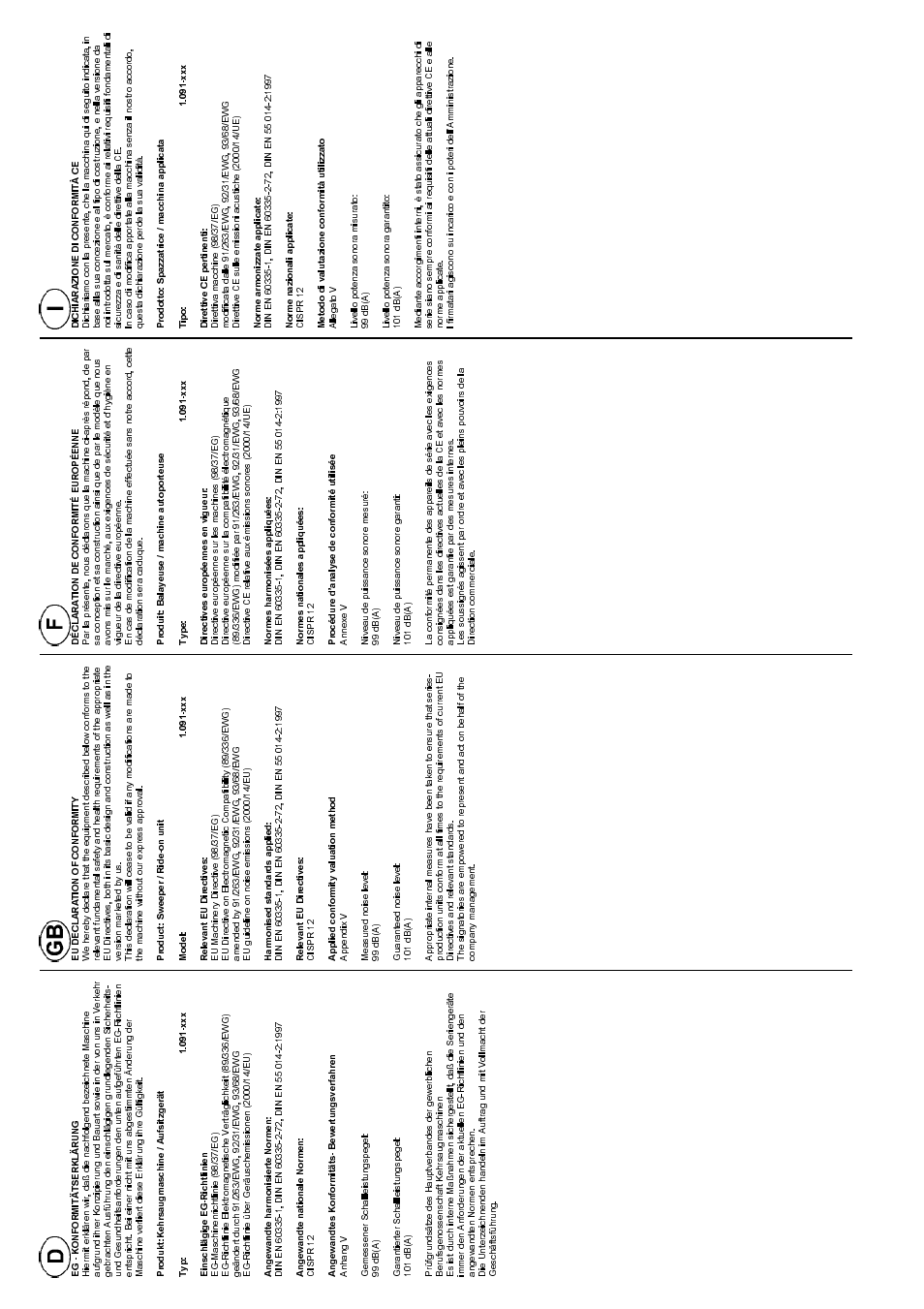 Karcher KMR 1250 D User Manual | Page 29 / 30