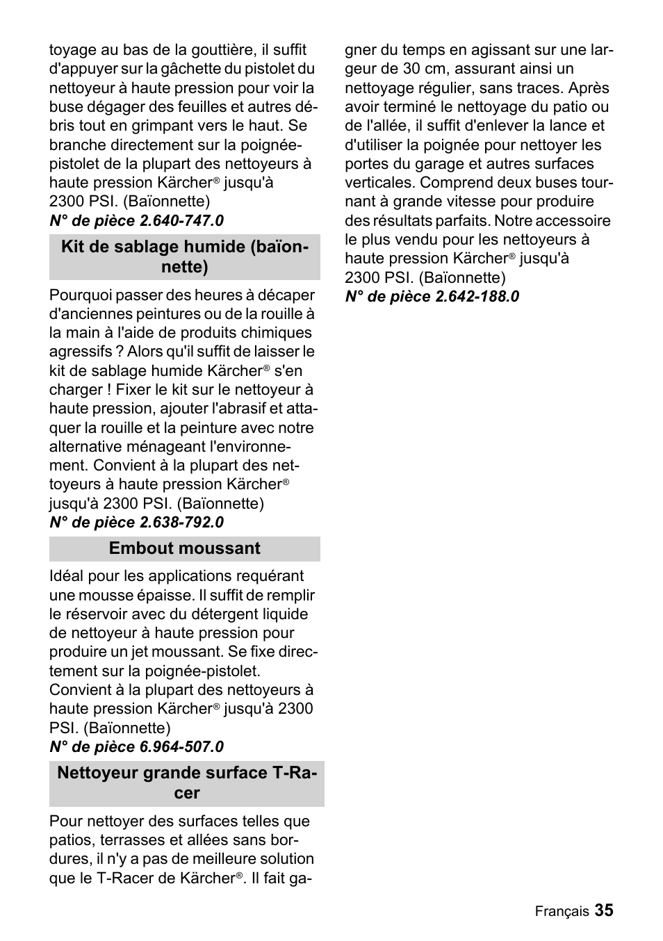 Karcher K 3.350 User Manual | Page 35 / 60