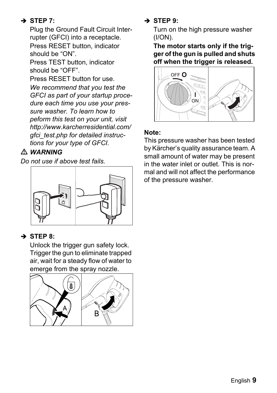 Karcher K 3.350 User Manual | Page 9 / 60