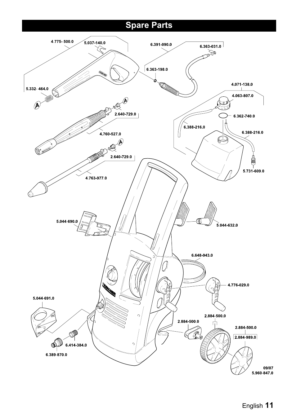 Karcher K 5.85 M User Manual | Page 11 / 12