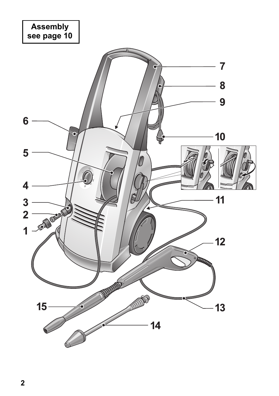 Karcher K 5.85 M User Manual | Page 2 / 12