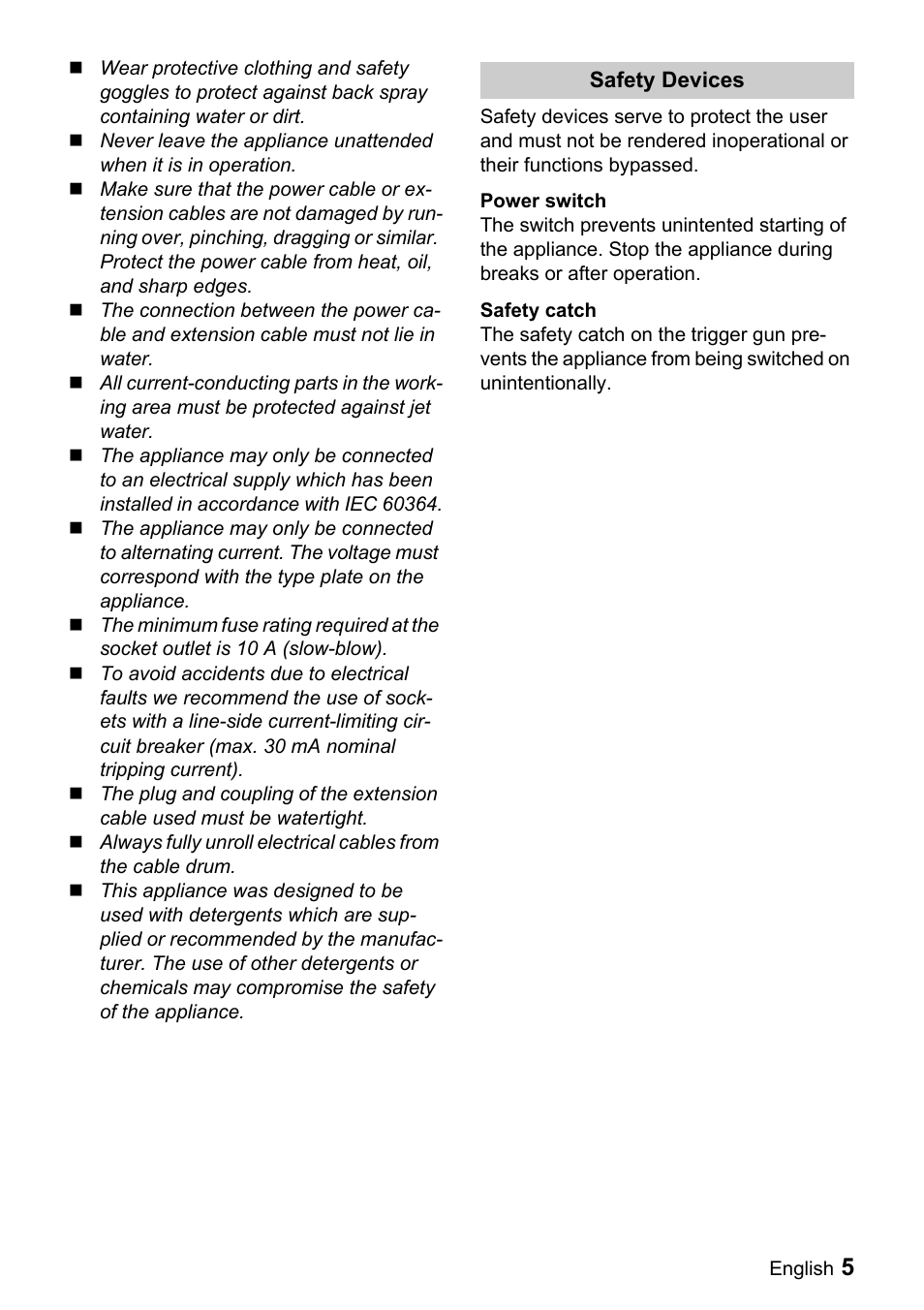 Karcher K 5.85 M User Manual | Page 5 / 12