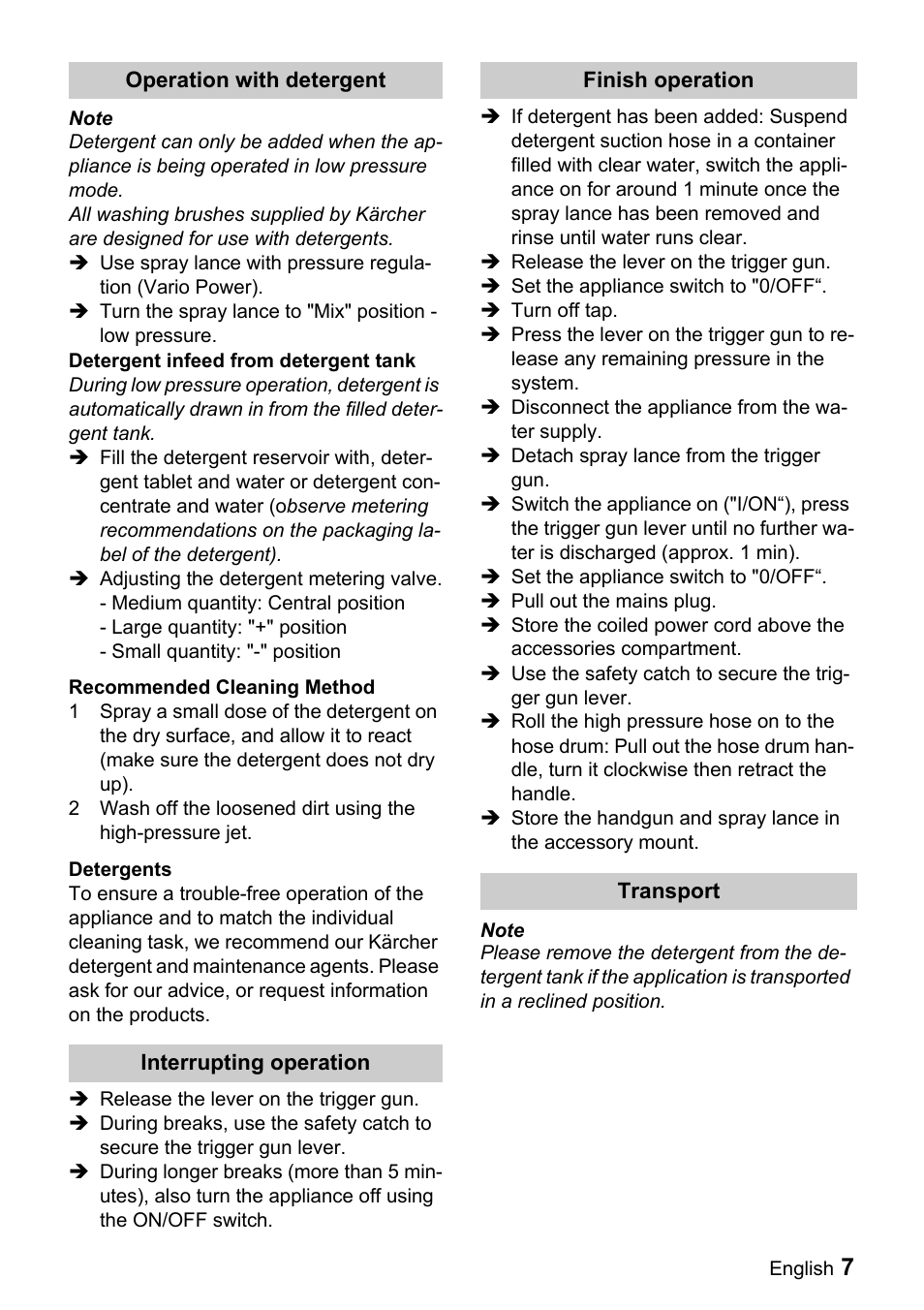 Karcher K 5.85 M User Manual | Page 7 / 12