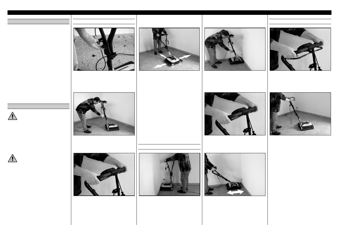 Warning | Karcher BR VS 400 User Manual | Page 8 / 12