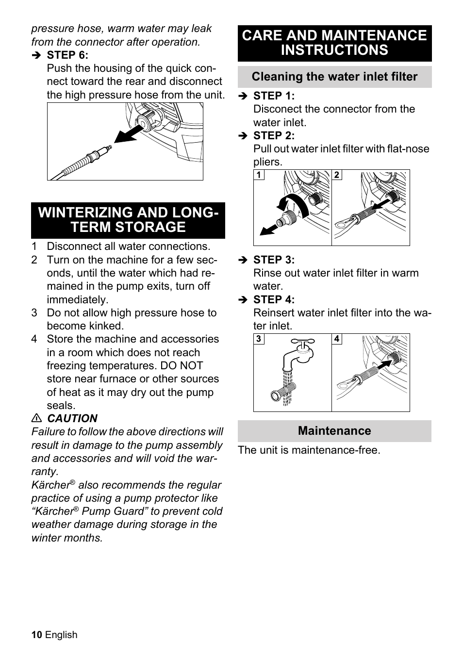 Karcher K 2.425 User Manual | Page 10 / 48