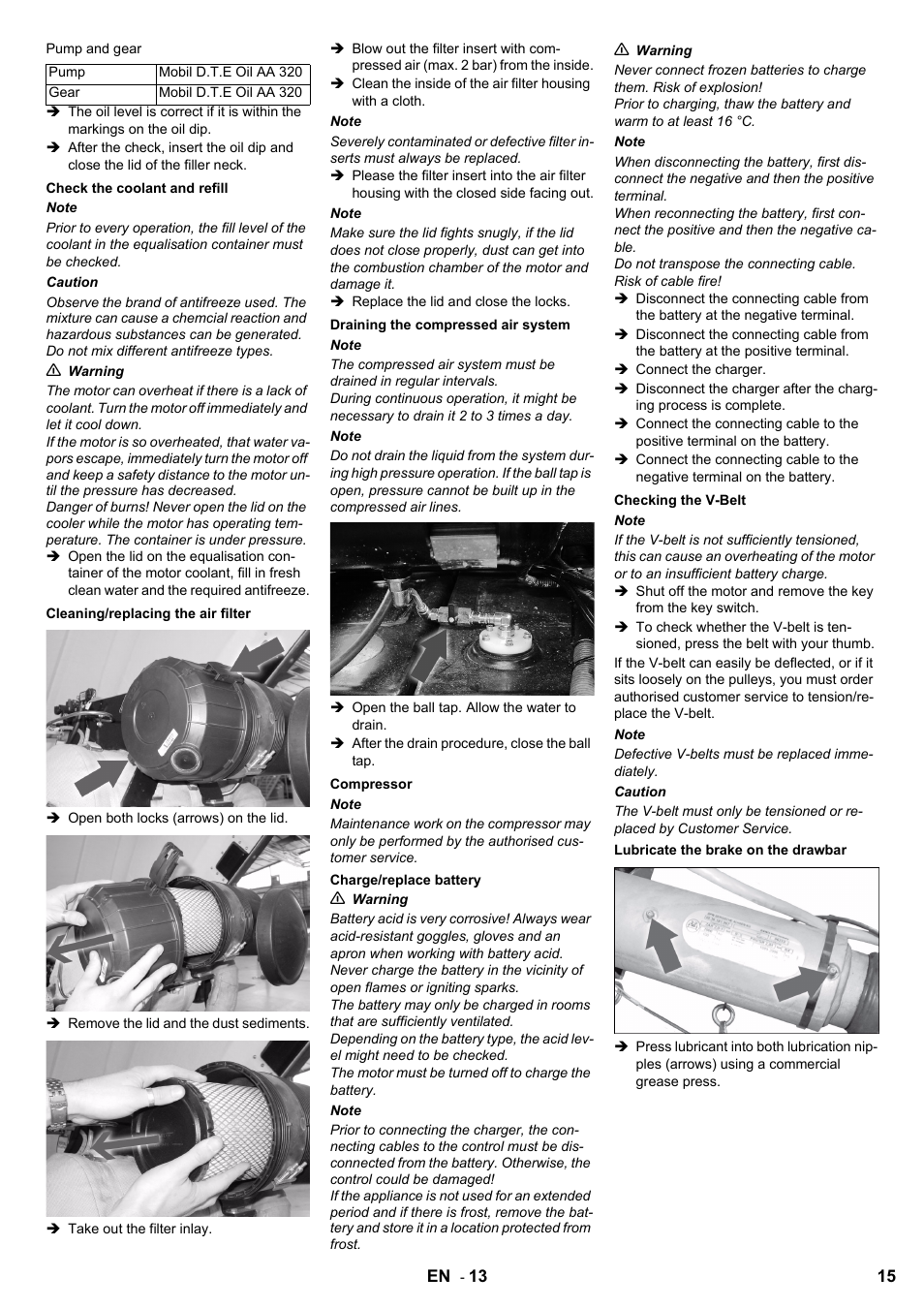 Karcher HD 7/250 DE TR1 User Manual | Page 15 / 20