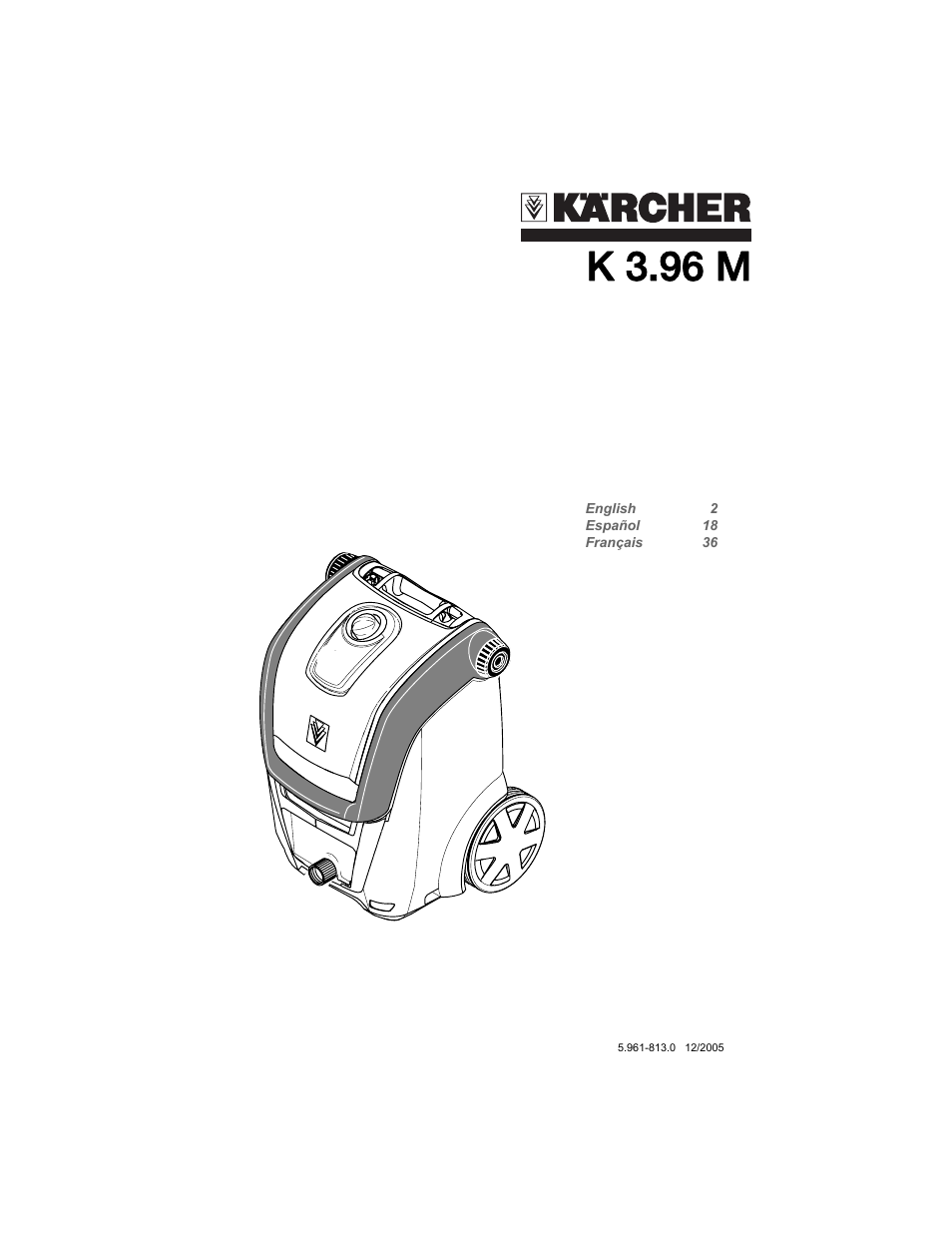 Karcher K 3.96 M User Manual | 52 pages