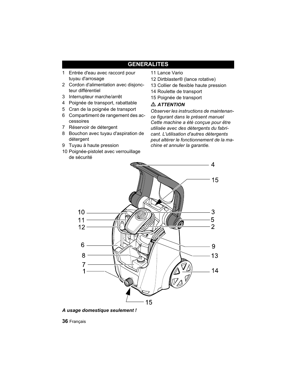 Karcher K 3.96 M User Manual | Page 36 / 52