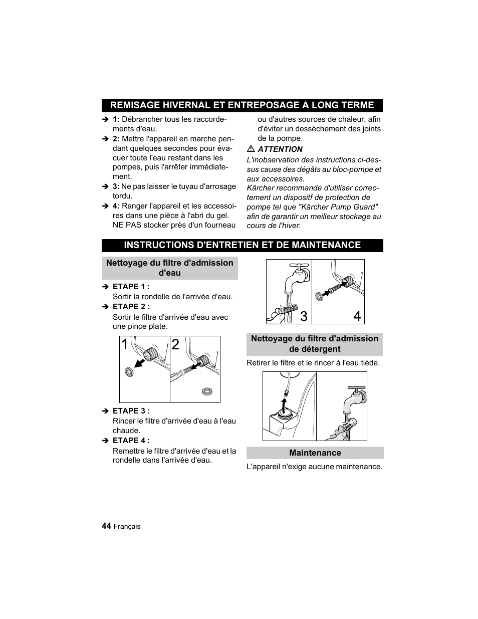 Karcher K 3.96 M User Manual | Page 44 / 52