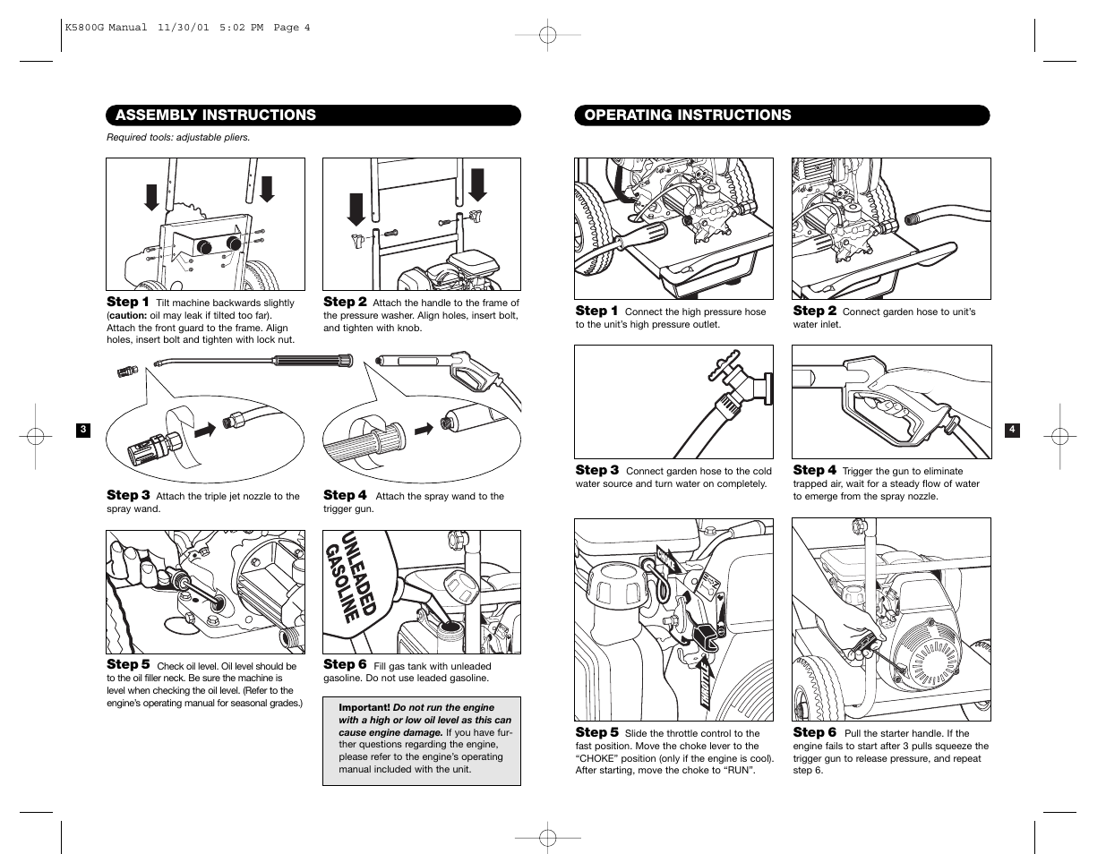 Karcher K5800G User Manual | Page 3 / 7