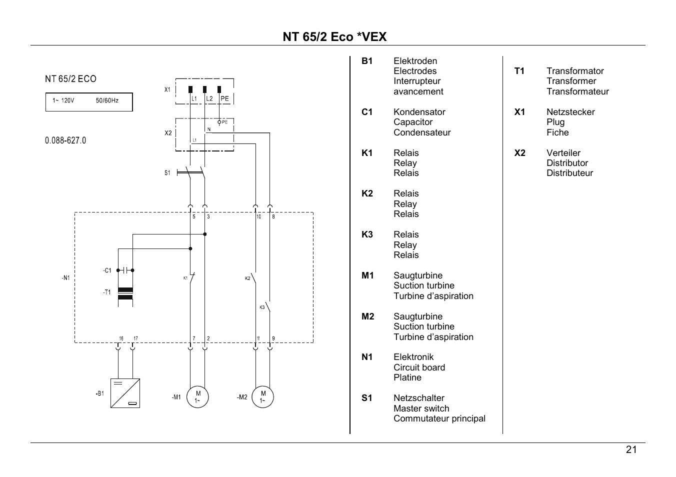 Nt 65/2 eco *vex | Karcher NT 65/2 ECO User Manual | Page 11 / 15