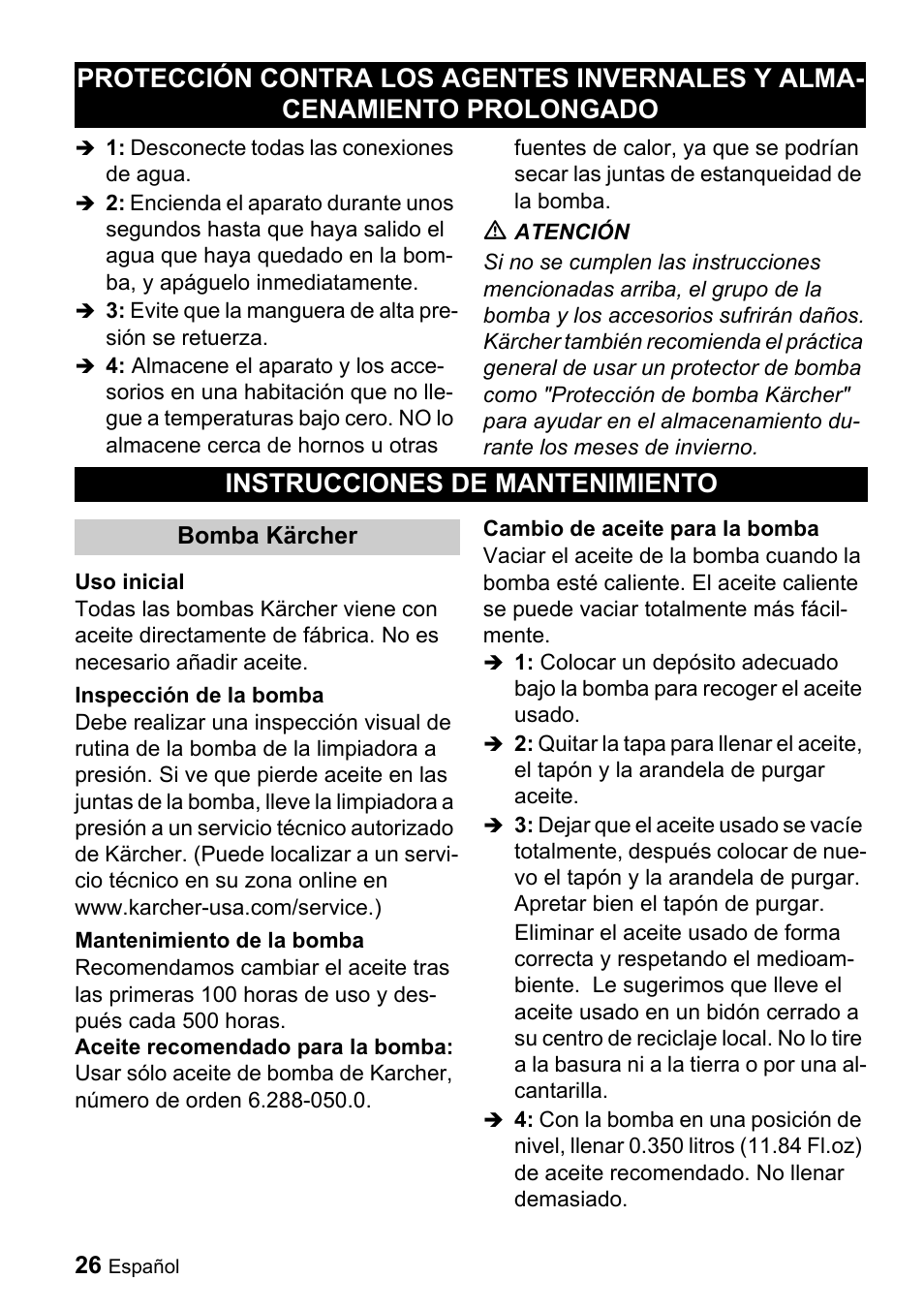Karcher G 4000 SH User Manual | Page 26 / 48