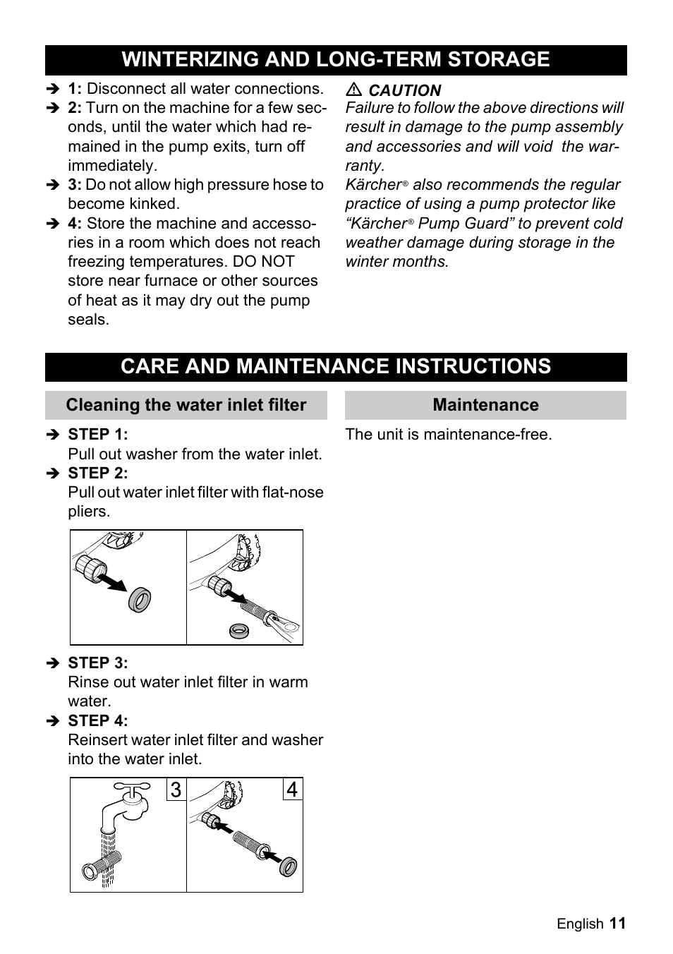 Karcher K 2.20 M User Manual | Page 11 / 16