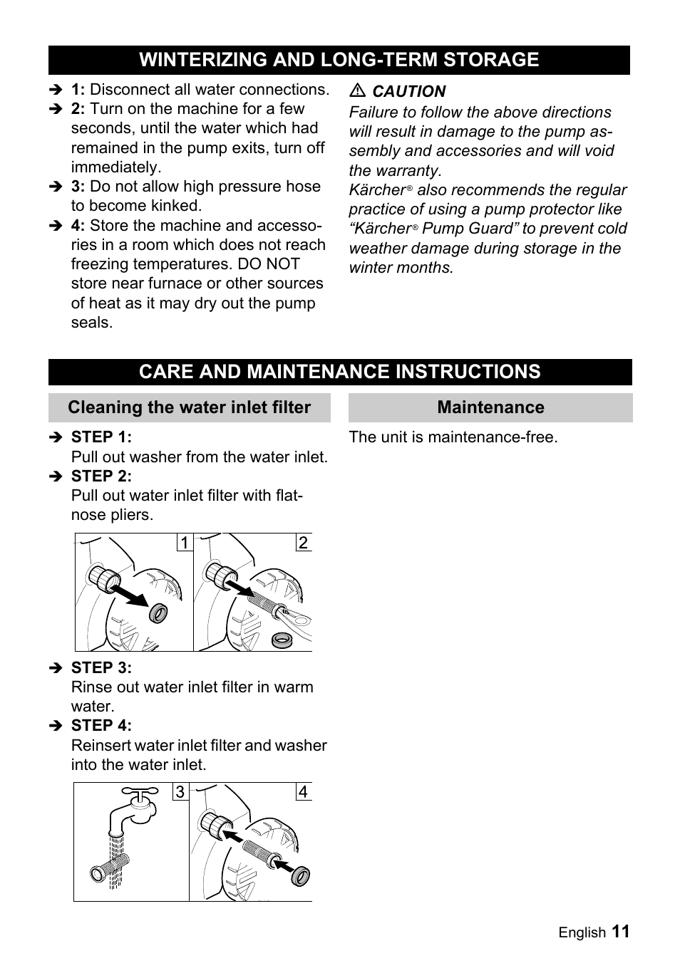 Karcher K 2.56 M User Manual | Page 11 / 44