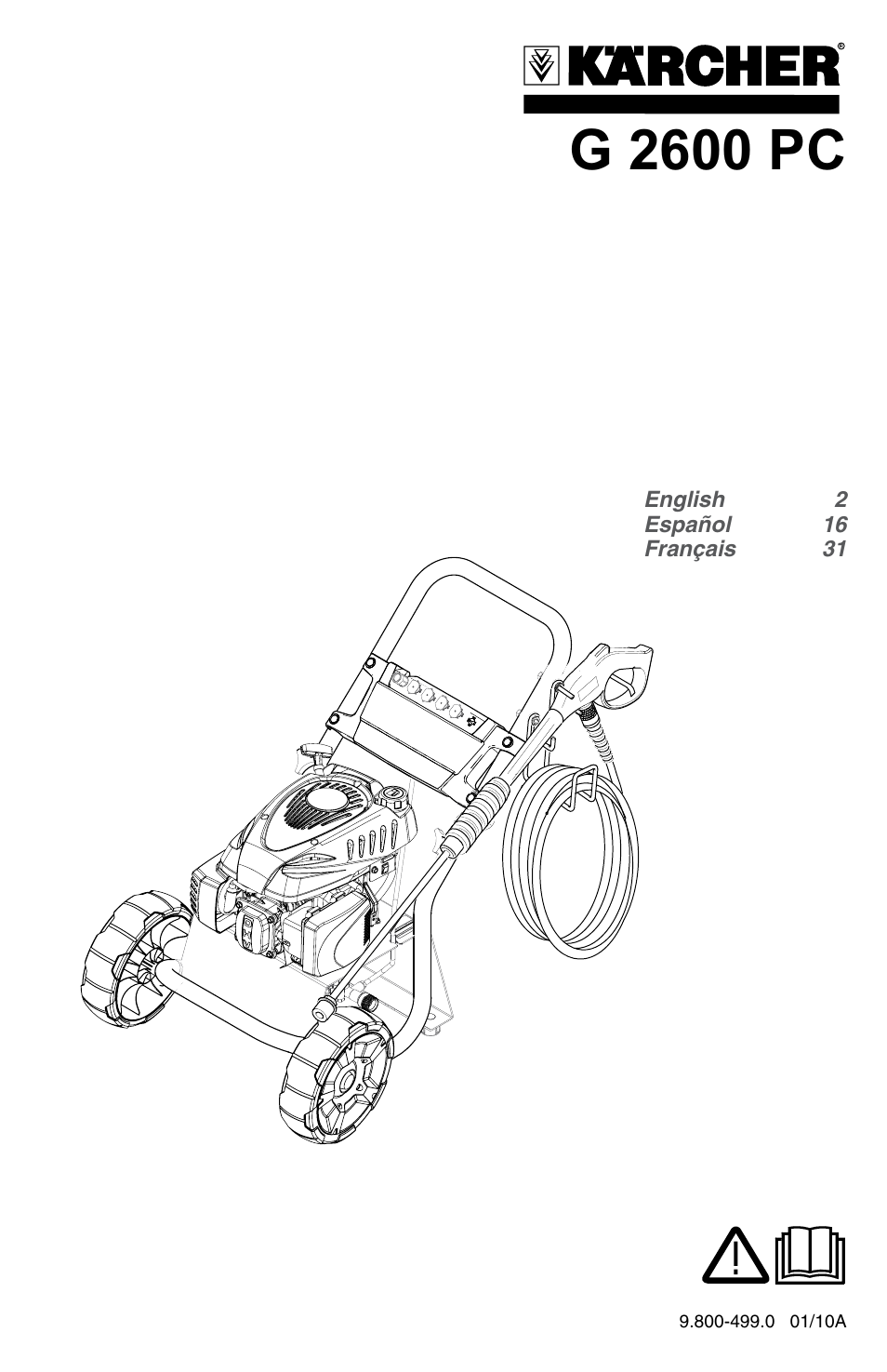 Karcher G 2600 PC User Manual | 46 pages