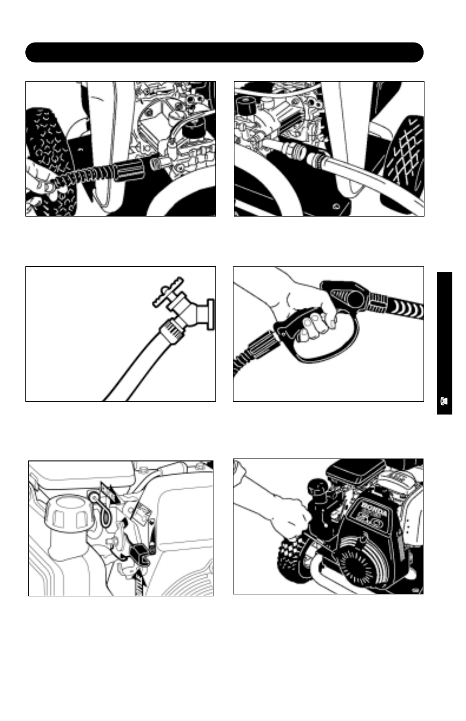 Operating instructions, Step 5, Step 6 | Step 1, Step 3, Step 2, Step 4 | Karcher K 2300 G User Manual | Page 5 / 12