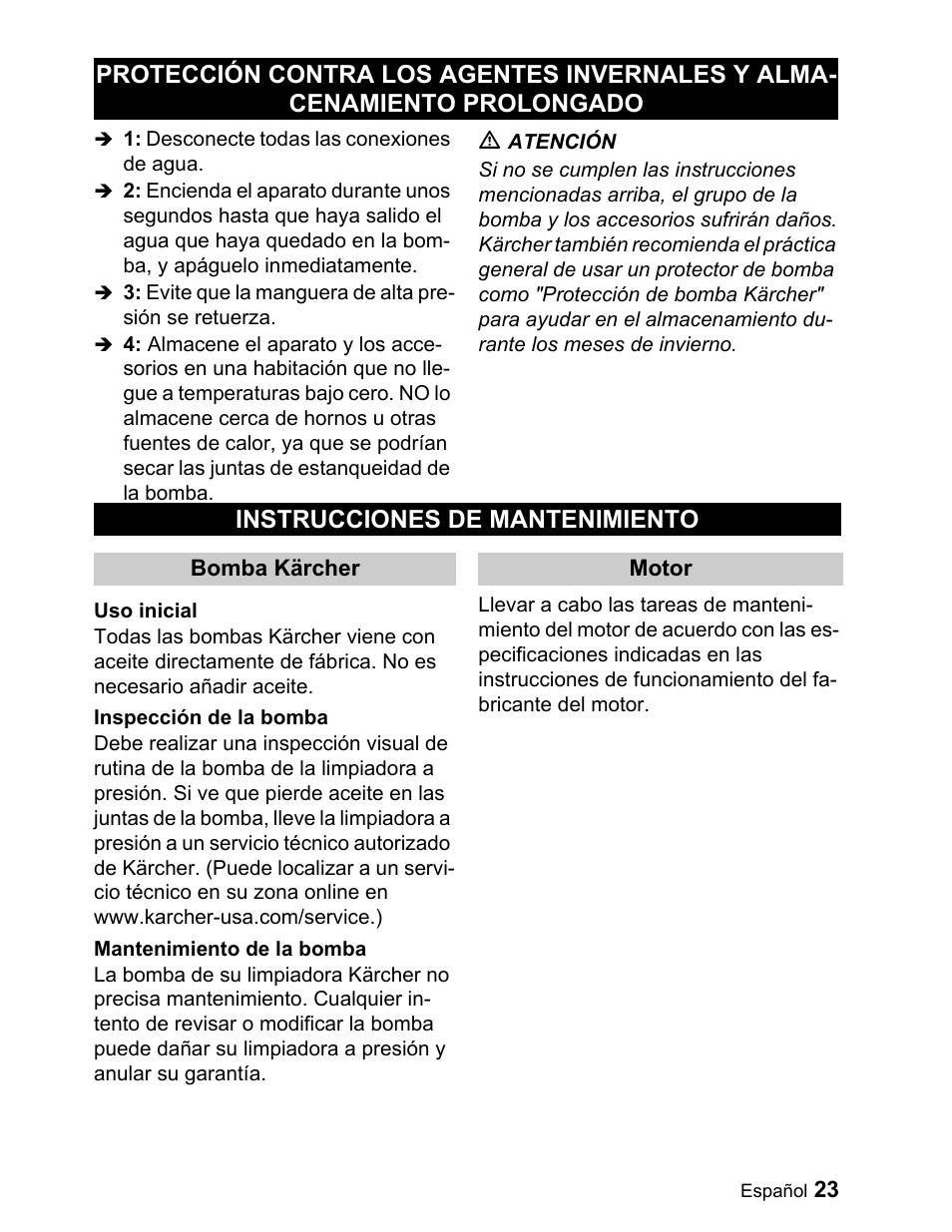 Karcher G 2000 ET User Manual | Page 23 / 43